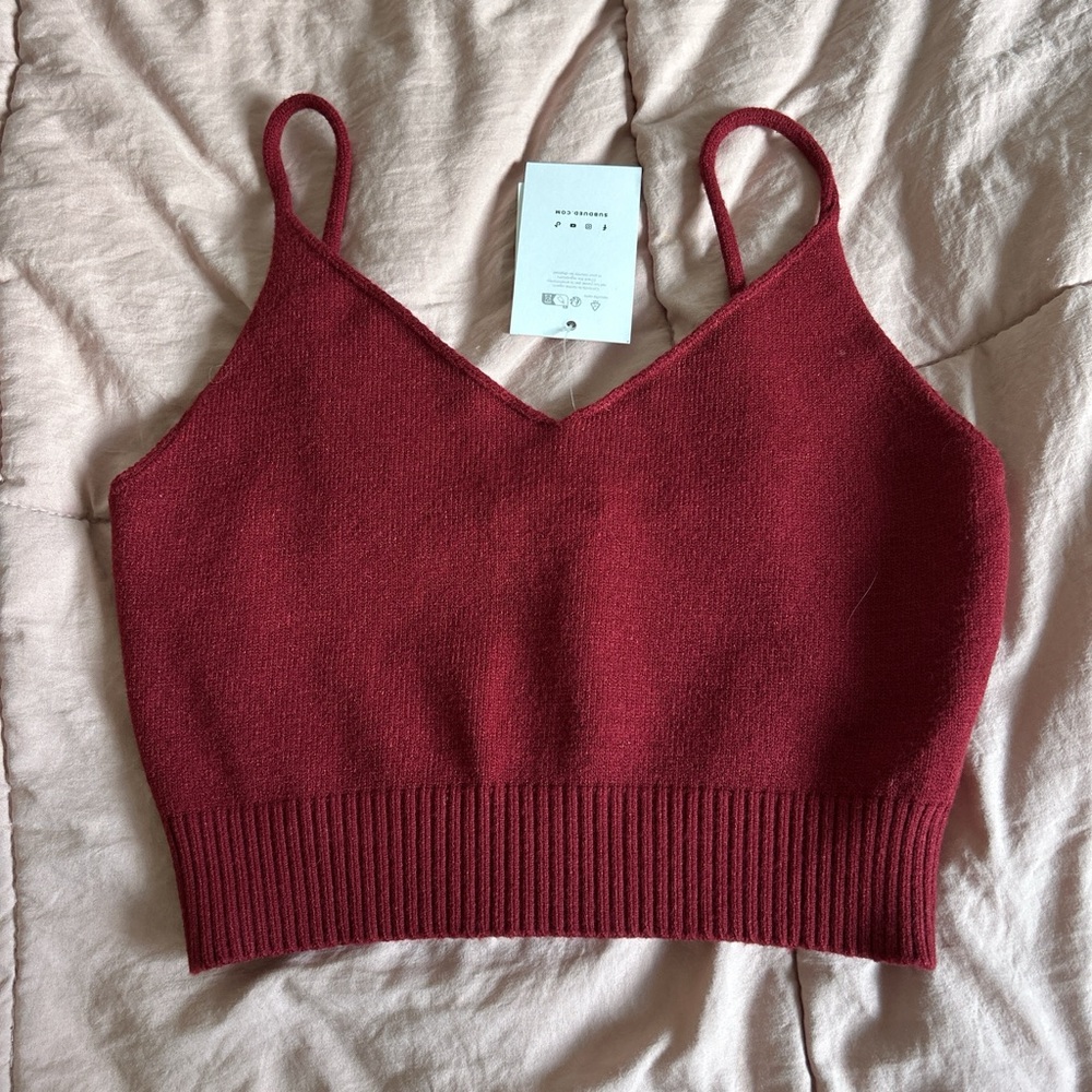 Red Crop Top from Subdued- Stretchy and BRAND NEW